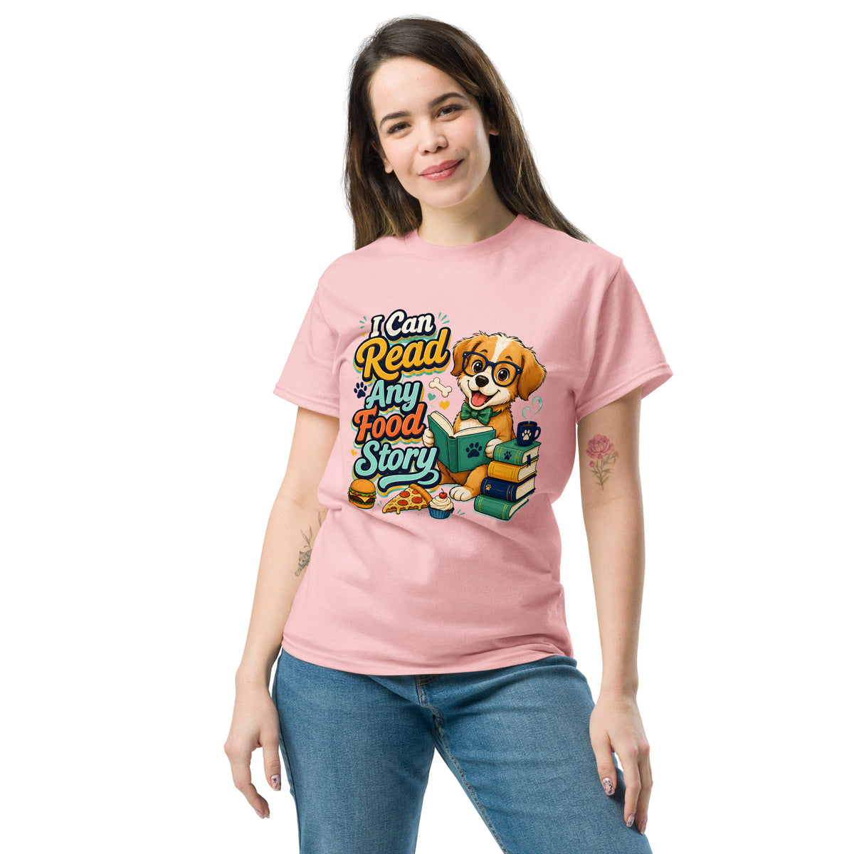 Cavalier King Charles Food Story Classic Tee by printfluence.net