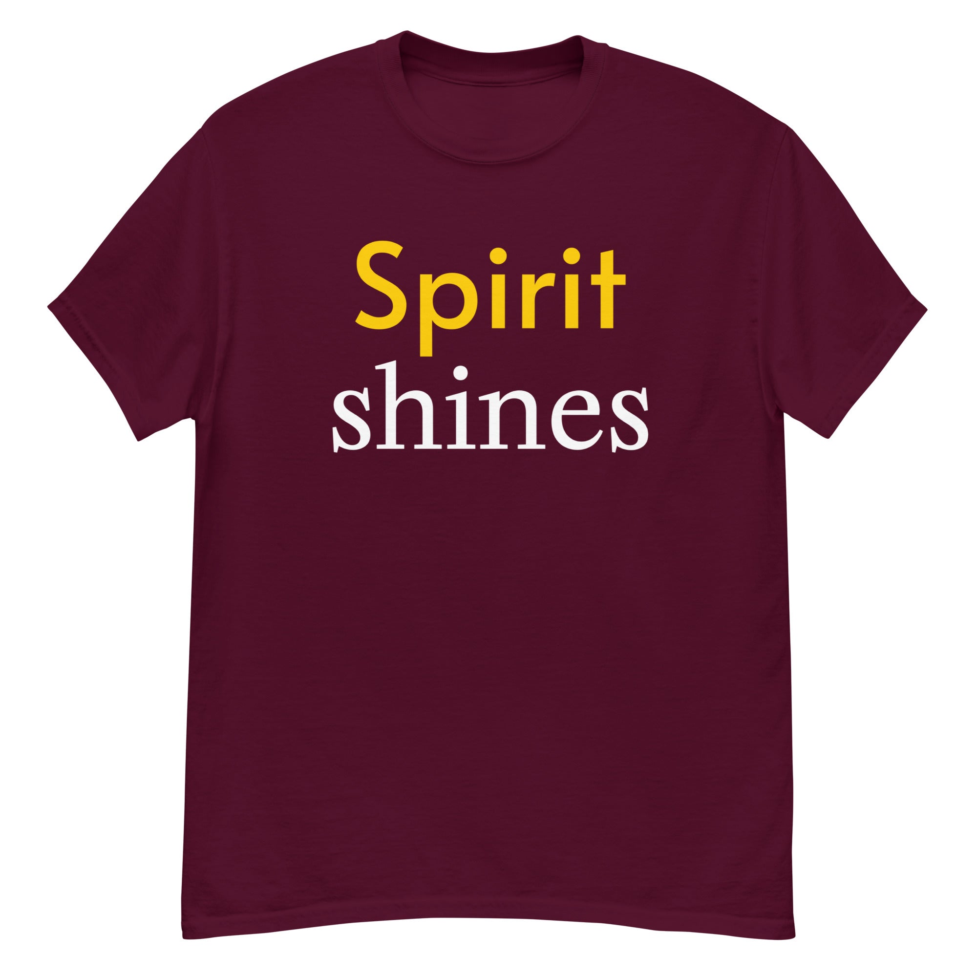 Unisex classic tee - Spirit Shines T-Shirt – Motivational Minimalist Design for Positive Energy by printfluence.net