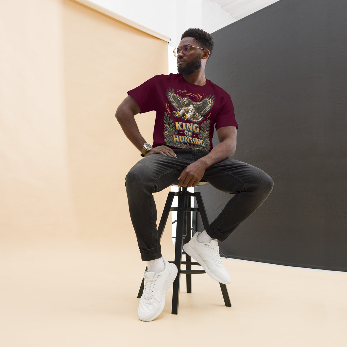 King Of Hunting Eagle Lovers Unisex Classic Tee by printfluence.net