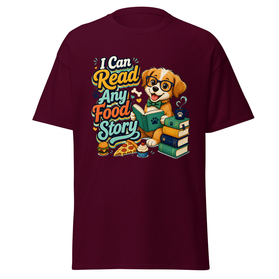 Cavalier King Charles Food Story Classic Tee by printfluence.net