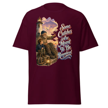 Fishing Lovers | Unisex Classic Tee — Some Catches Are Meant To Be Remembered by printfluence
