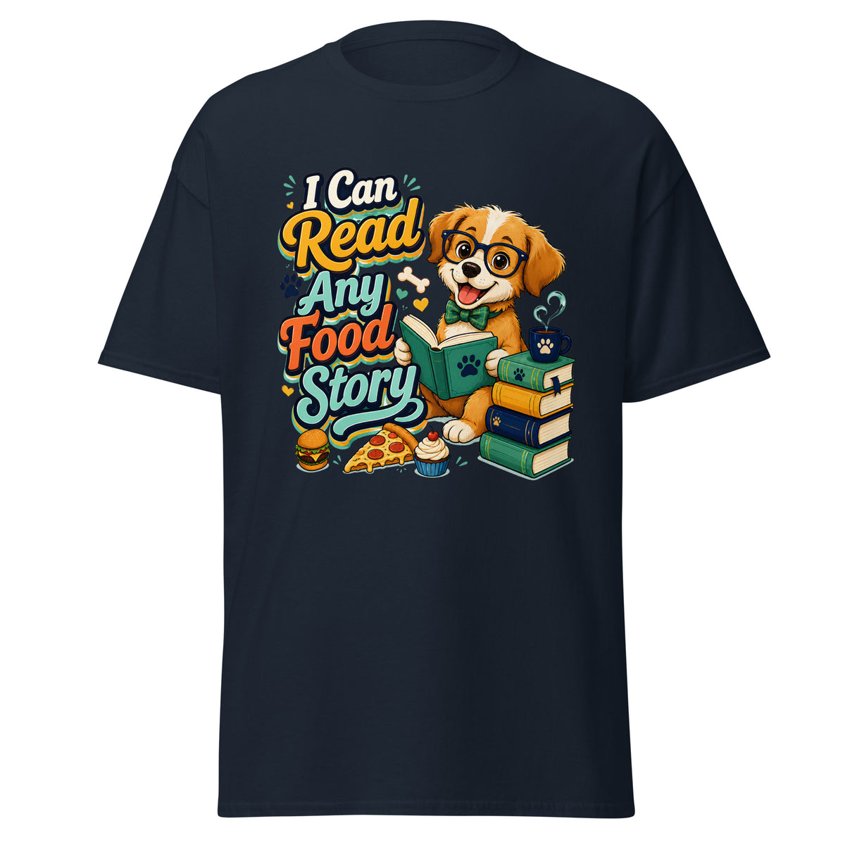 Cavalier King Charles Food Story Classic Tee by printfluence.net