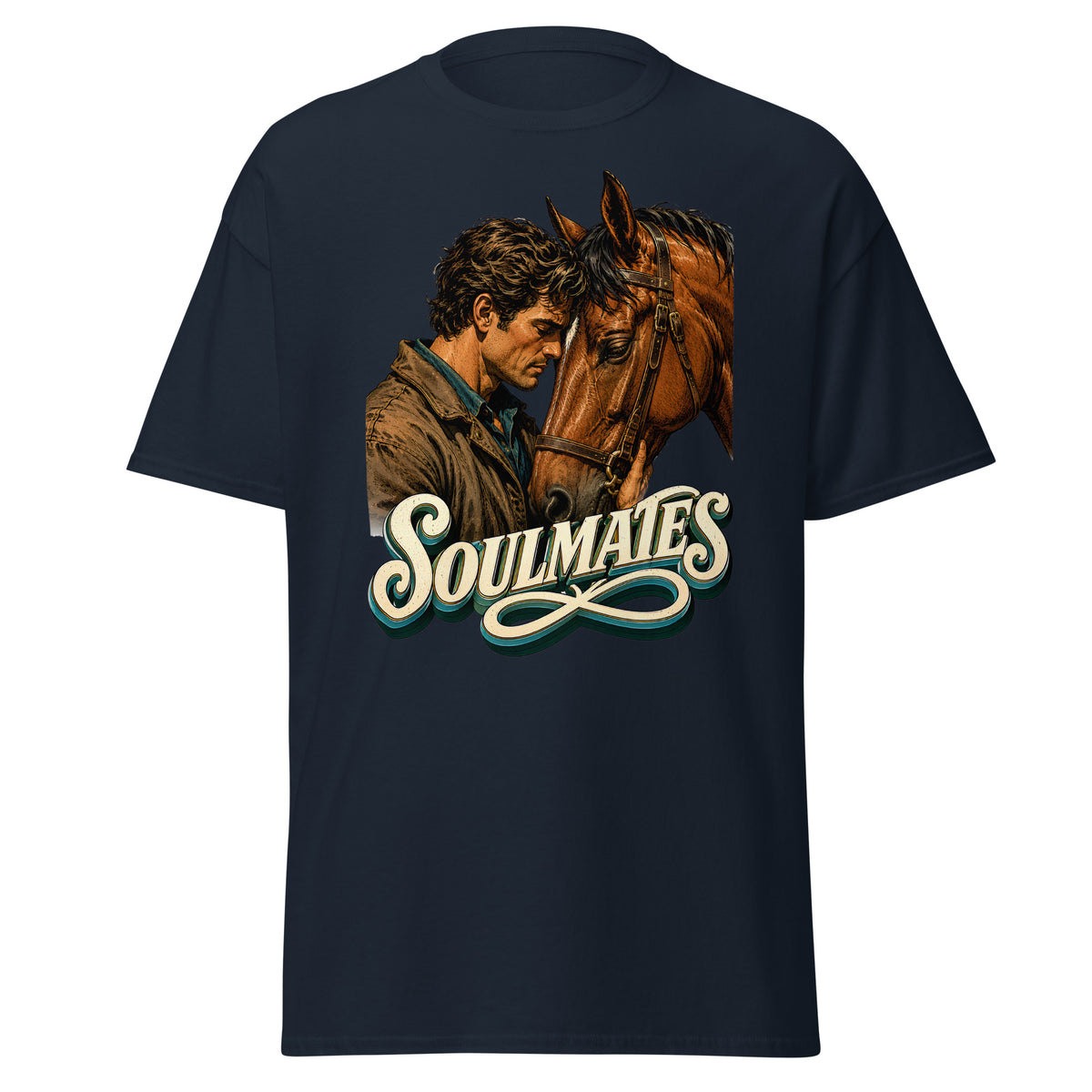 Soulmates Horse Classic Unisex Tee - Horse Lovers Edition by printfluence.net