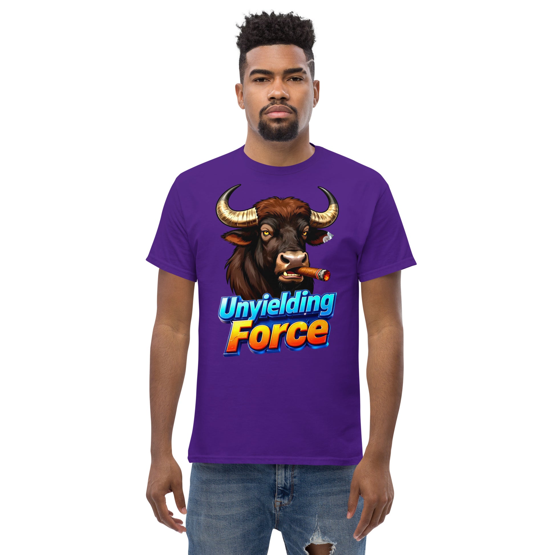 Unisex classic tee - Unyielding Force Unisex Classic Tee – Bold Everyday Power Wear by printfluence.net