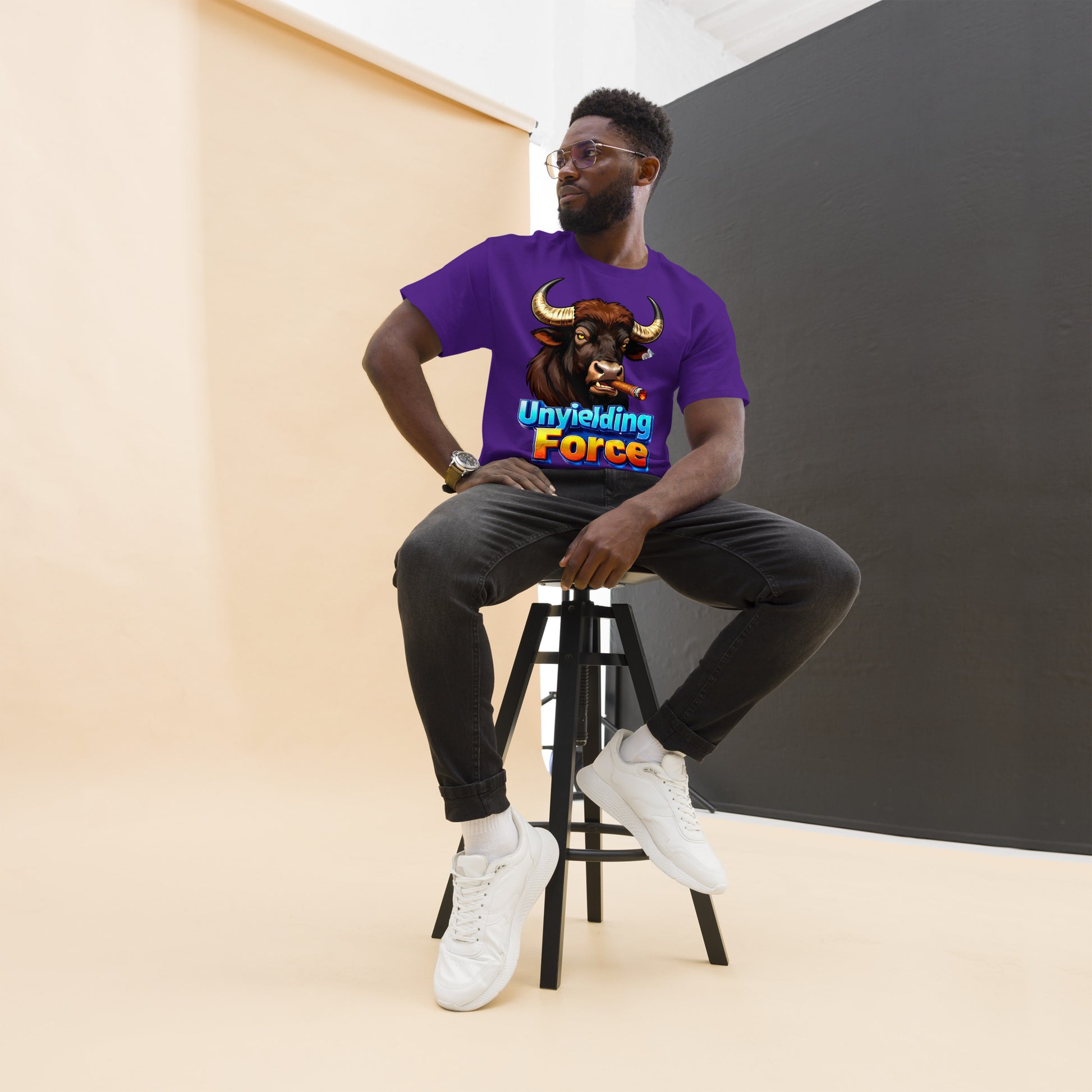 Unisex classic tee - Unyielding Force Unisex Classic Tee – Bold Everyday Power Wear by printfluence.net
