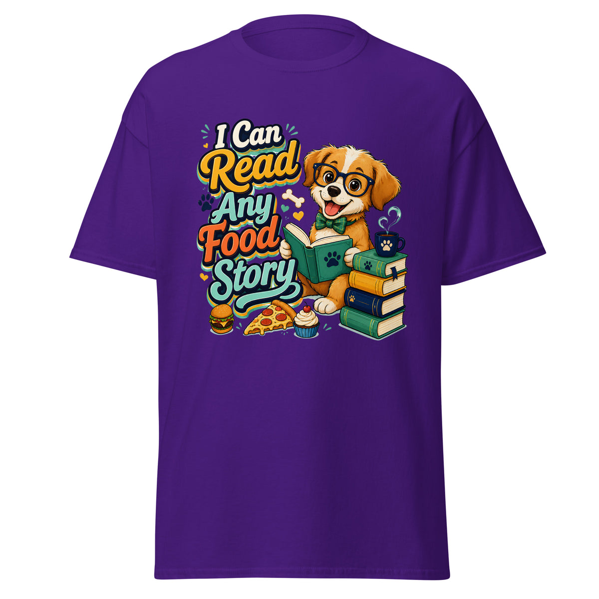 Cavalier King Charles Food Story Classic Tee by printfluence.net