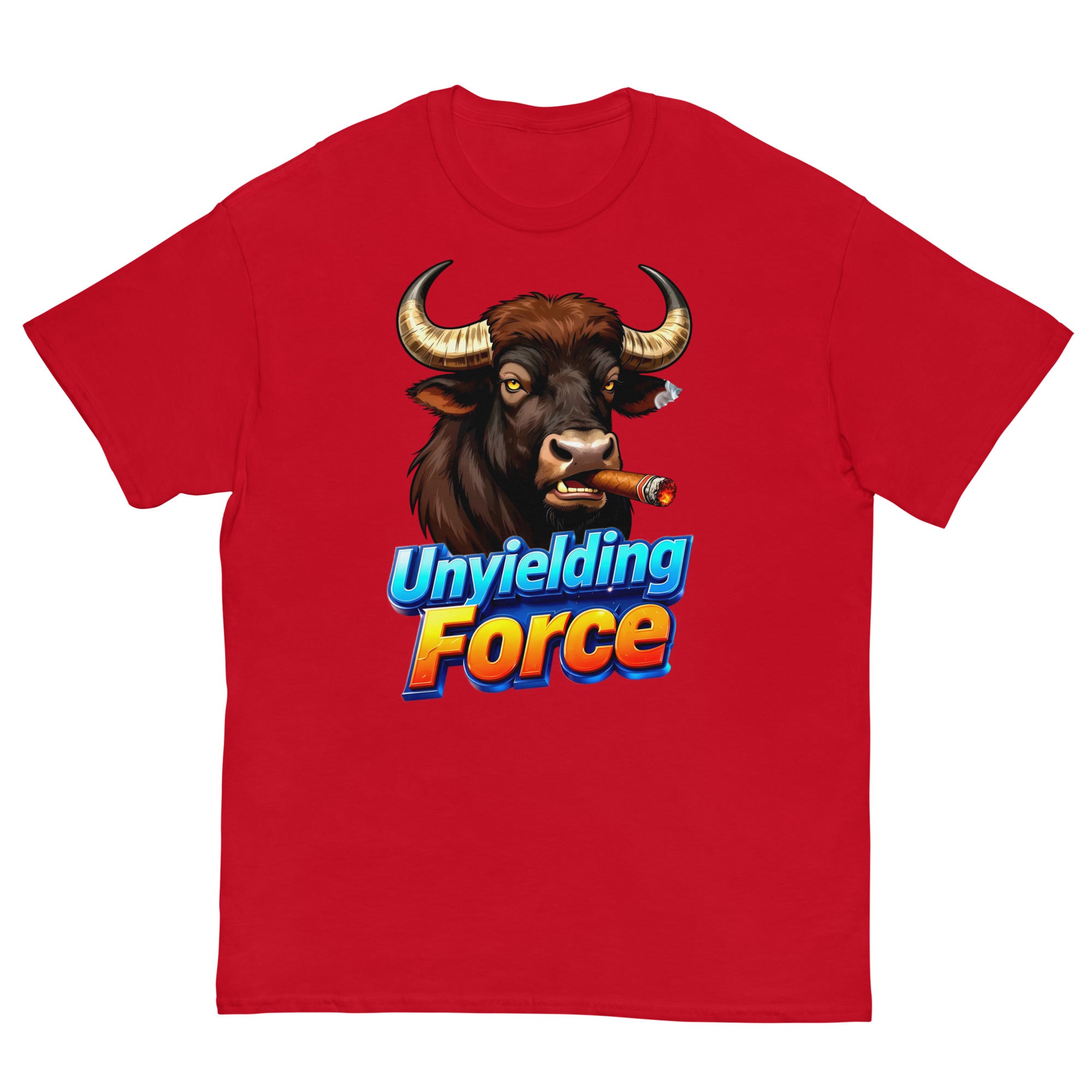 Unisex classic tee - Unyielding Force Unisex Classic Tee – Bold Everyday Power Wear by printfluence.net