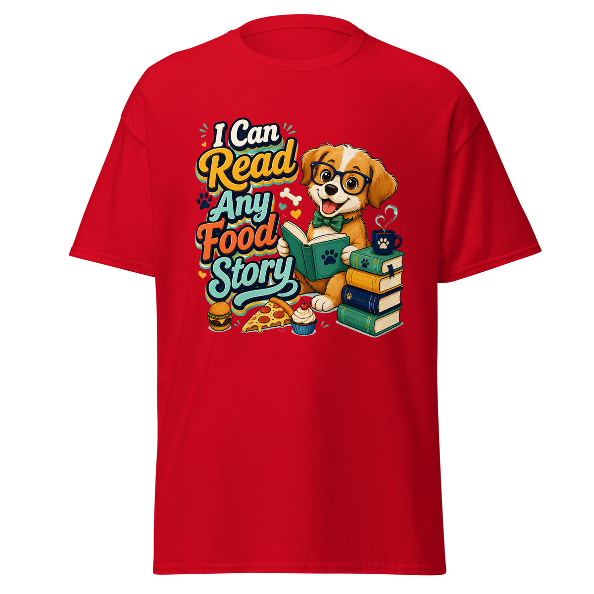 Cavalier King Charles Food Story Classic Tee by printfluence.net
