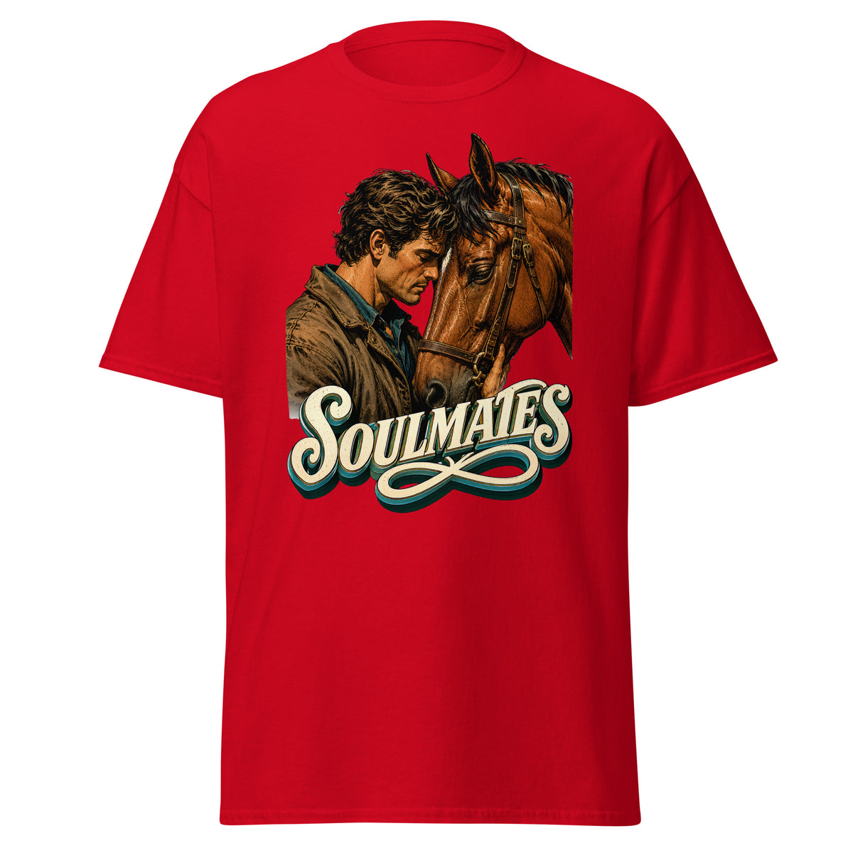 Soulmates Horse Classic Unisex Tee - Horse Lovers Edition by printfluence.net