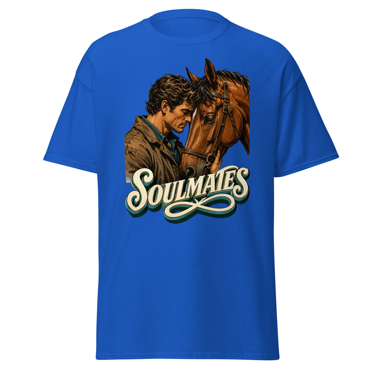 Soulmates Horse Classic Unisex Tee - Horse Lovers Edition by printfluence.net