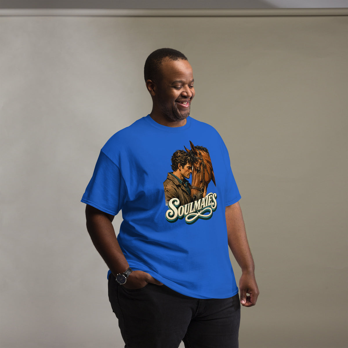 Soulmates Horse Classic Unisex Tee - Horse Lovers Edition by printfluence.net
