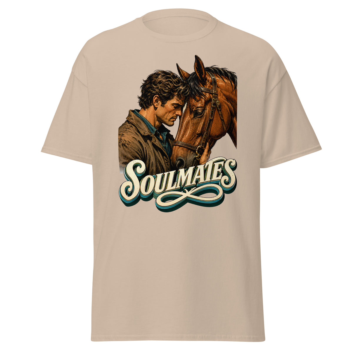 Soulmates Horse Classic Unisex Tee - Horse Lovers Edition by printfluence.net