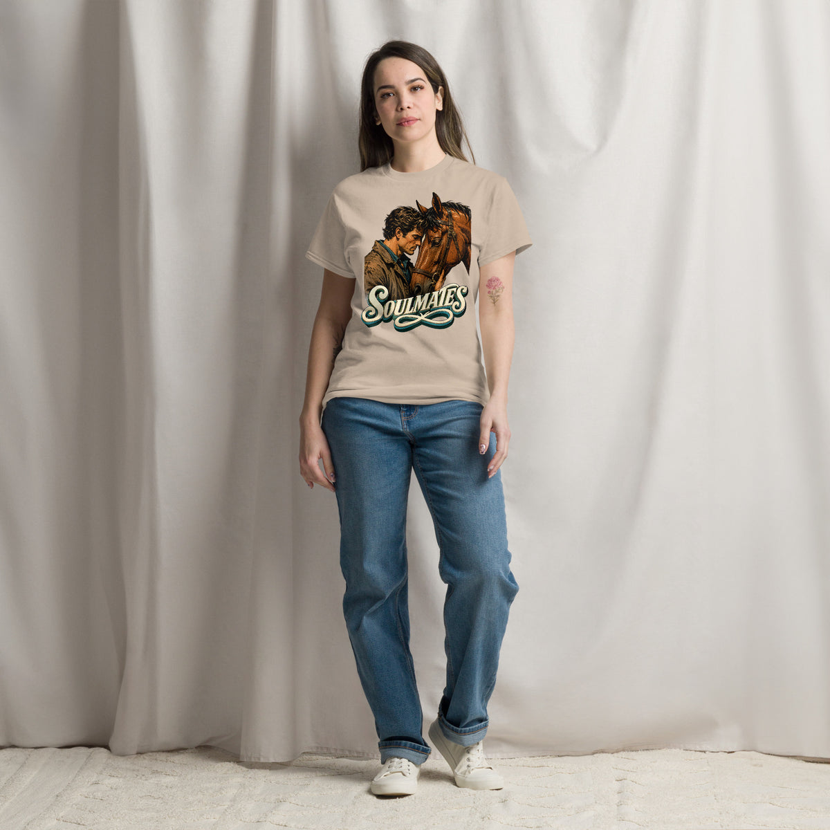 Soulmates Horse Classic Unisex Tee - Horse Lovers Edition by printfluence.net