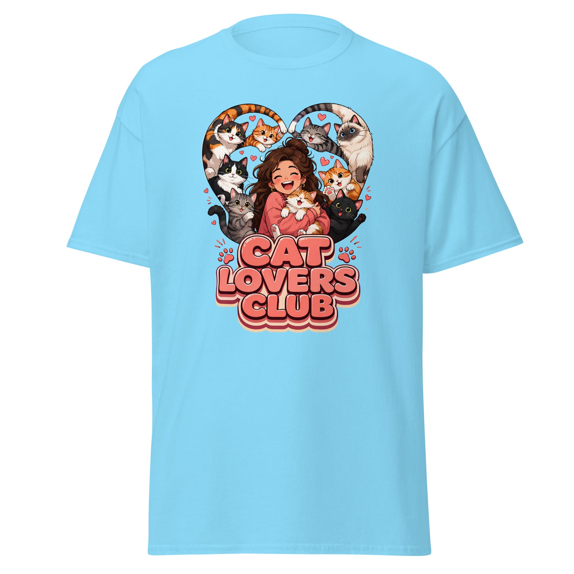 Unisex classic tee - Elite Cat Lovers Club - Premium Luxury Retro Feline Passion Design by printfluence.net