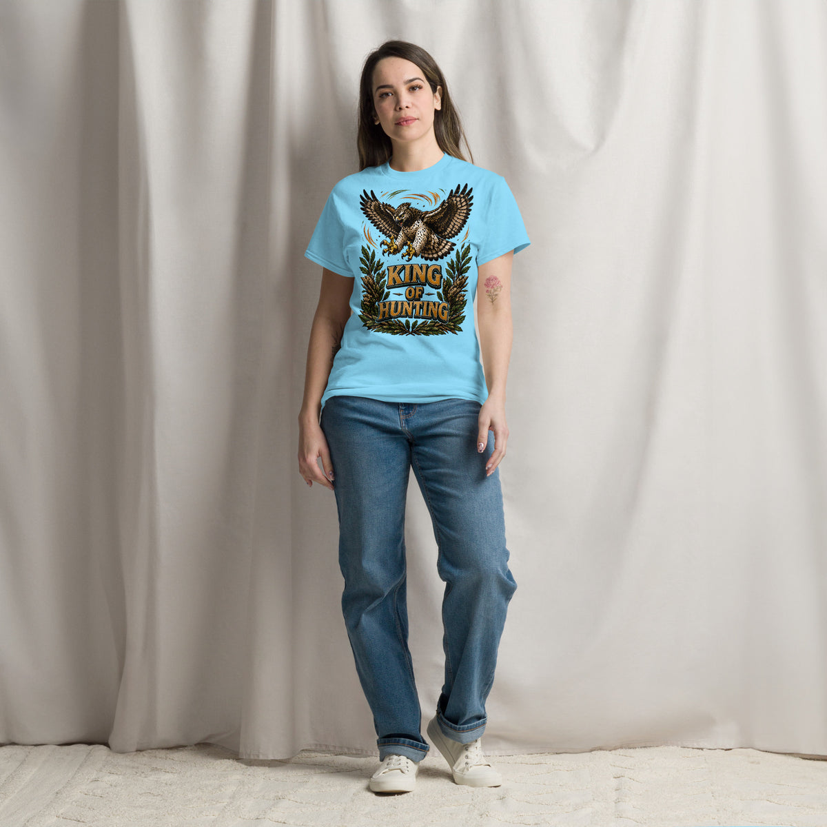 King Of Hunting Eagle Lovers Unisex Classic Tee by printfluence.net