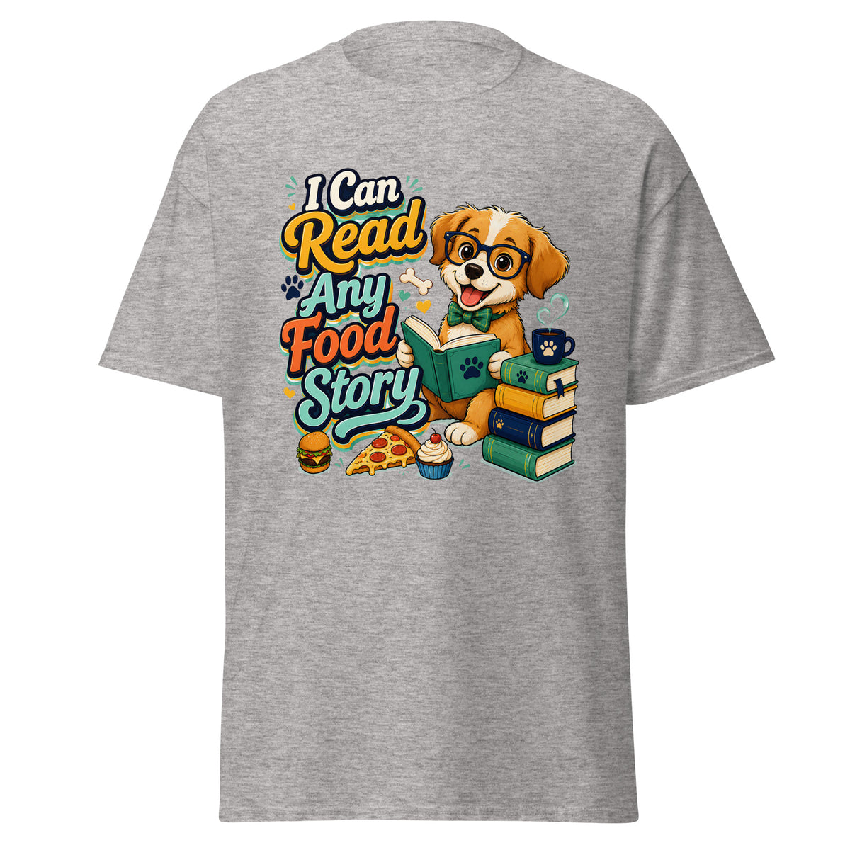 Cavalier King Charles Food Story Classic Tee by printfluence.net