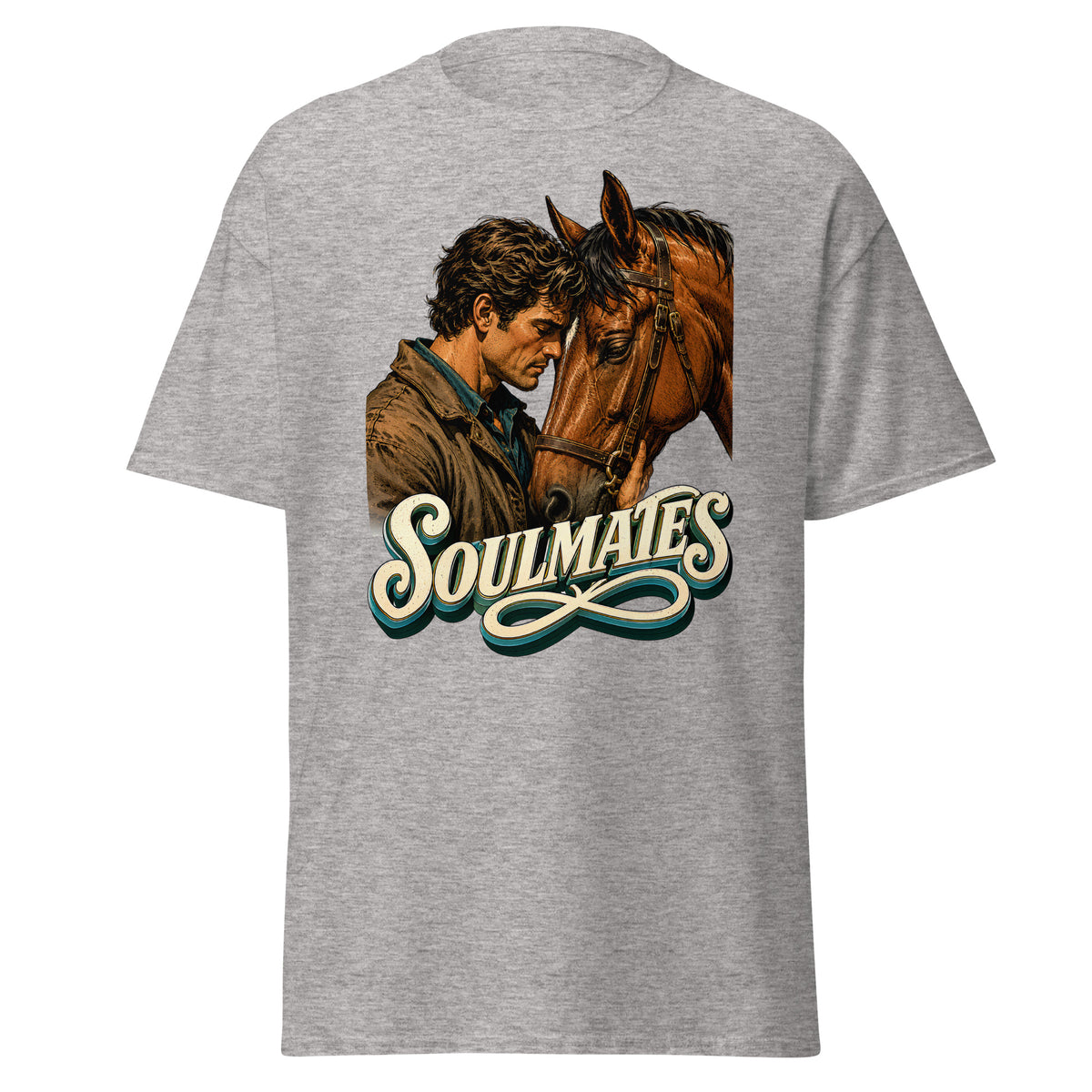Soulmates Horse Classic Unisex Tee - Horse Lovers Edition by printfluence.net