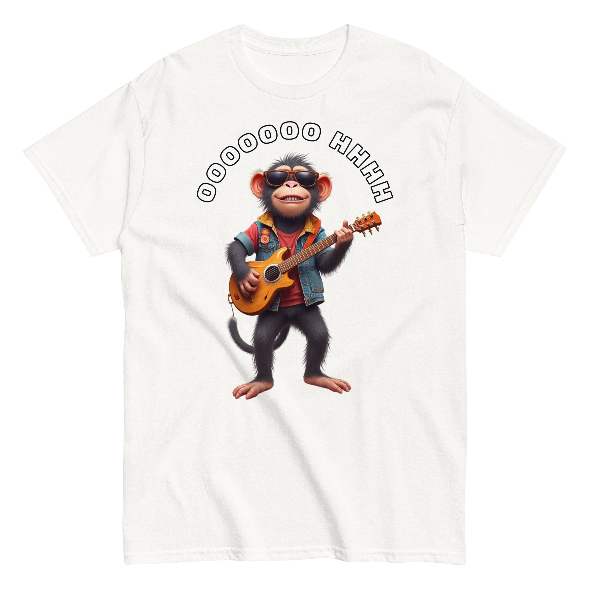 Unisex classic tee - Rockstar Monkey Classic Tee – For Elite Performers & Champions by printfluence.net