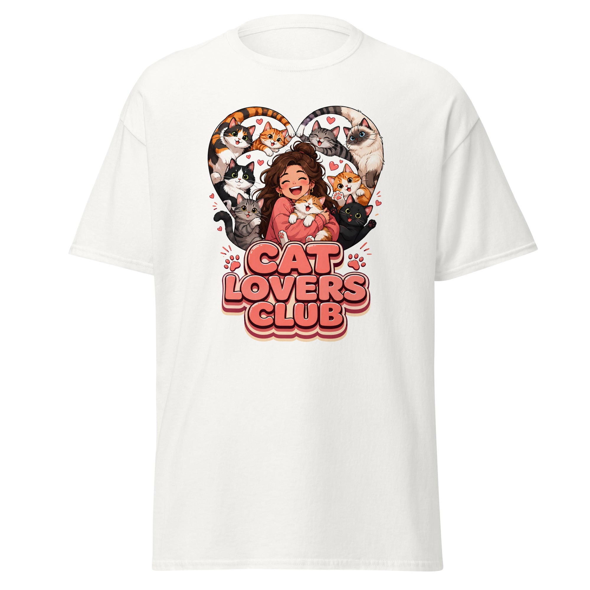 Unisex classic tee - Elite Cat Lovers Club - Premium Luxury Retro Feline Passion Design by printfluence.net