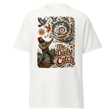 Fishing Lovers | Unisex Classic Tee — The Daily Catch by printfluence