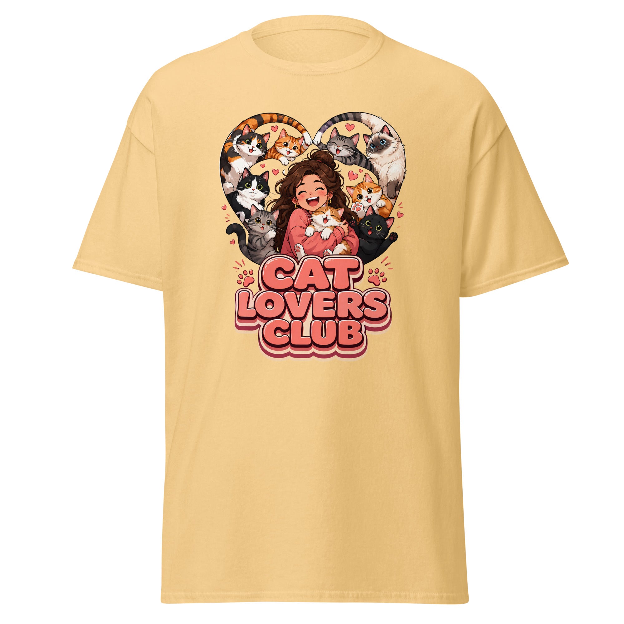 Unisex classic tee - Elite Cat Lovers Club - Premium Luxury Retro Feline Passion Design by printfluence.net