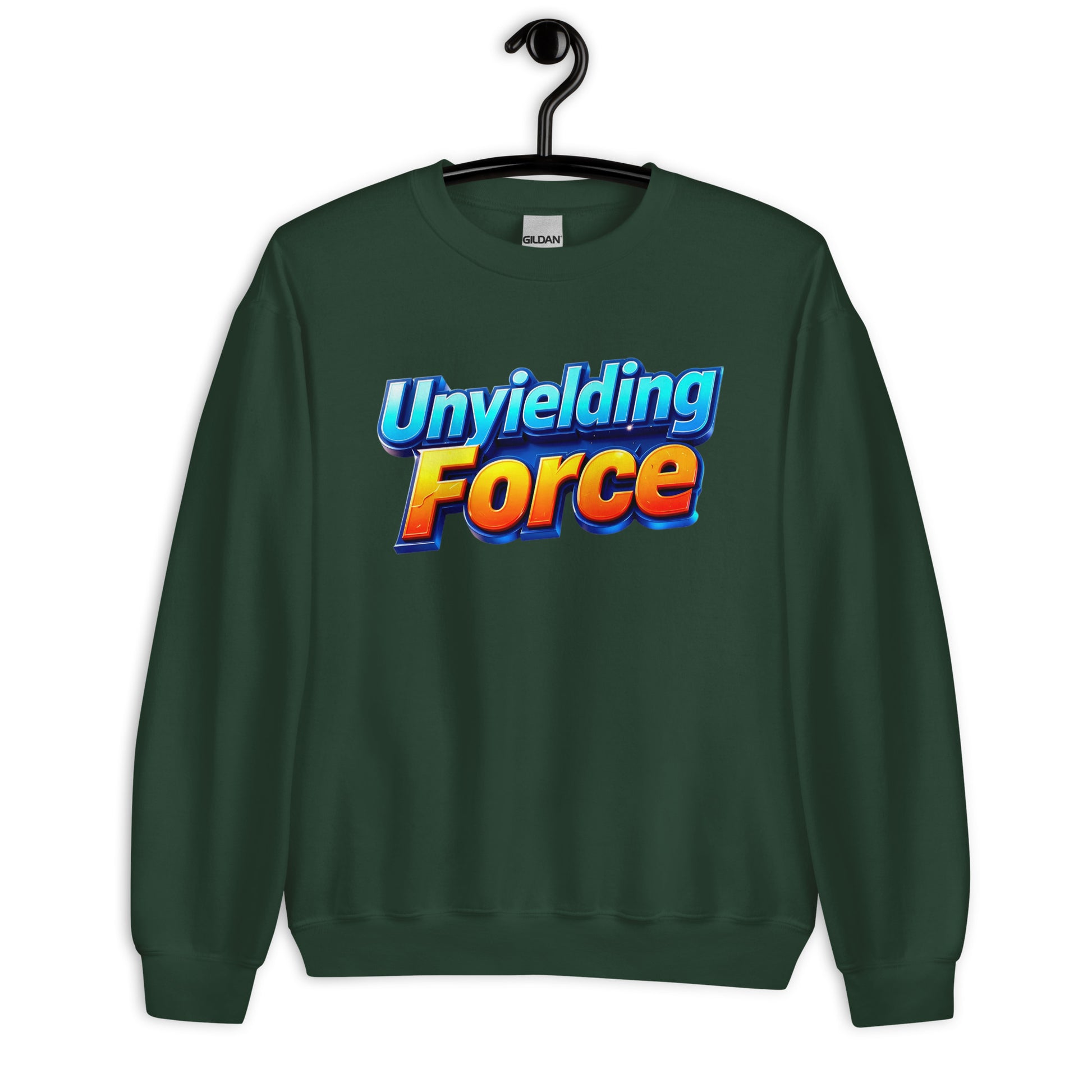 Unisex Sweatshirt - Unyielding Force Unisex Sweatshirt – Pure Power Cozy Grind by printfluence.net