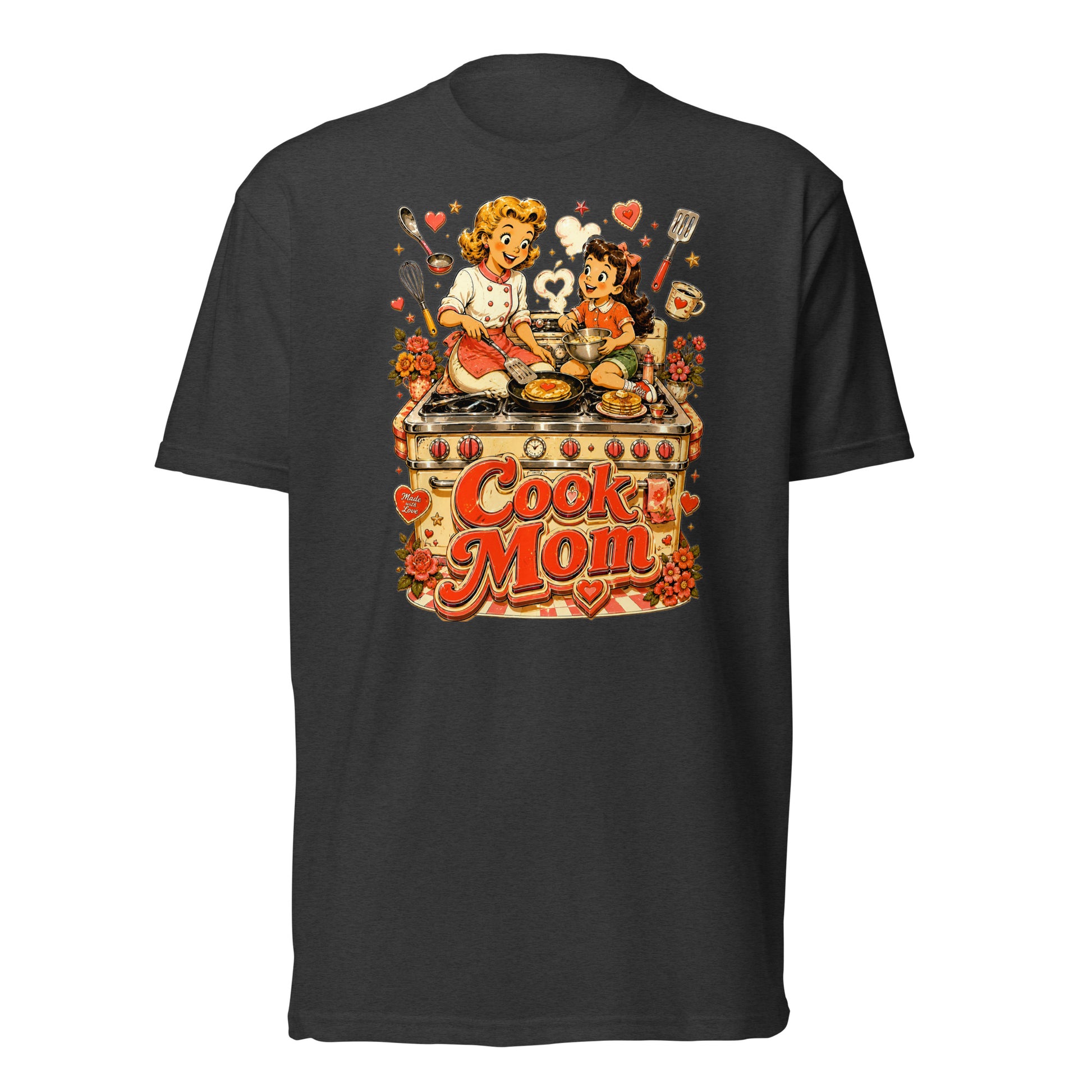 Unisex Fitted T-Shirt - Elite Cook Mom - Premium Mother's Day by printfluence.net