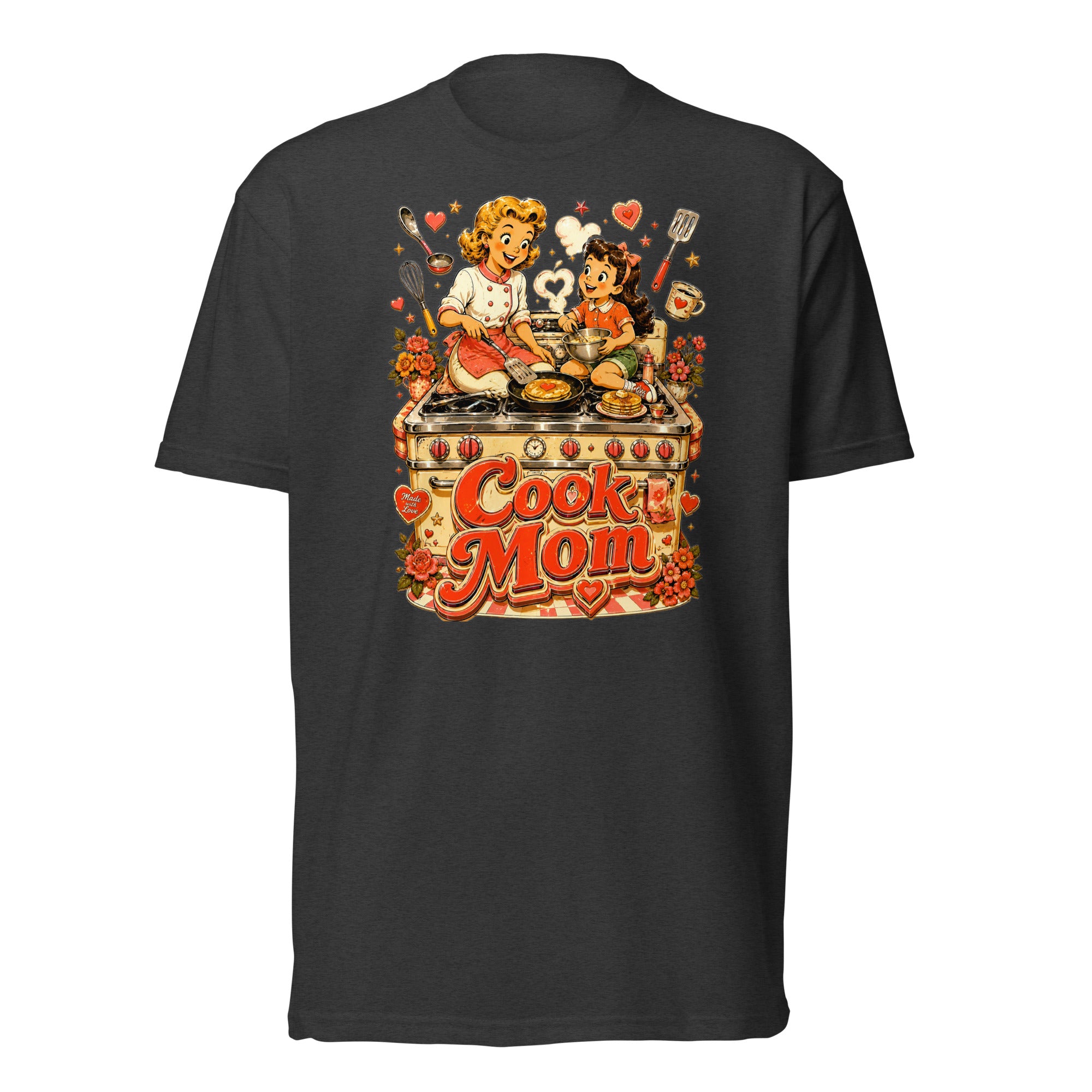 Unisex Fitted T-Shirt - Elite Cook Mom - Premium Mother's Day by printfluence.net