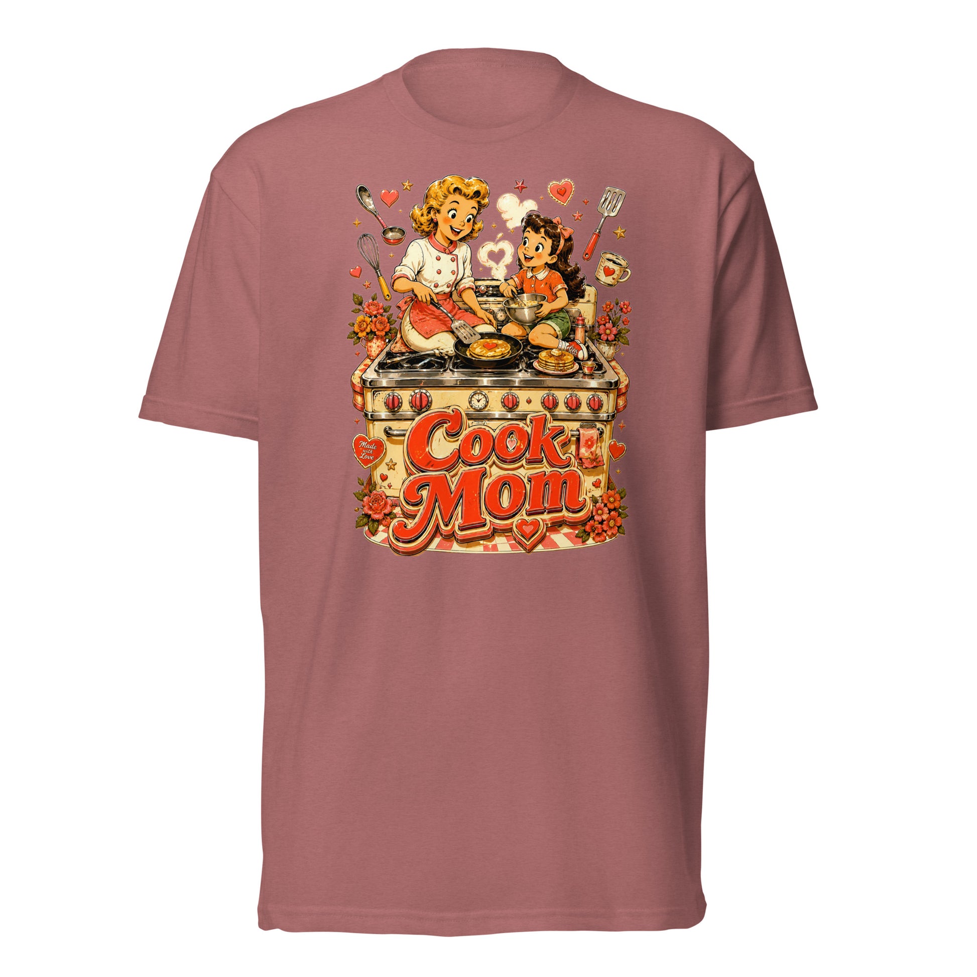 Unisex Fitted T-Shirt - Elite Cook Mom - Premium Mother's Day by printfluence.net