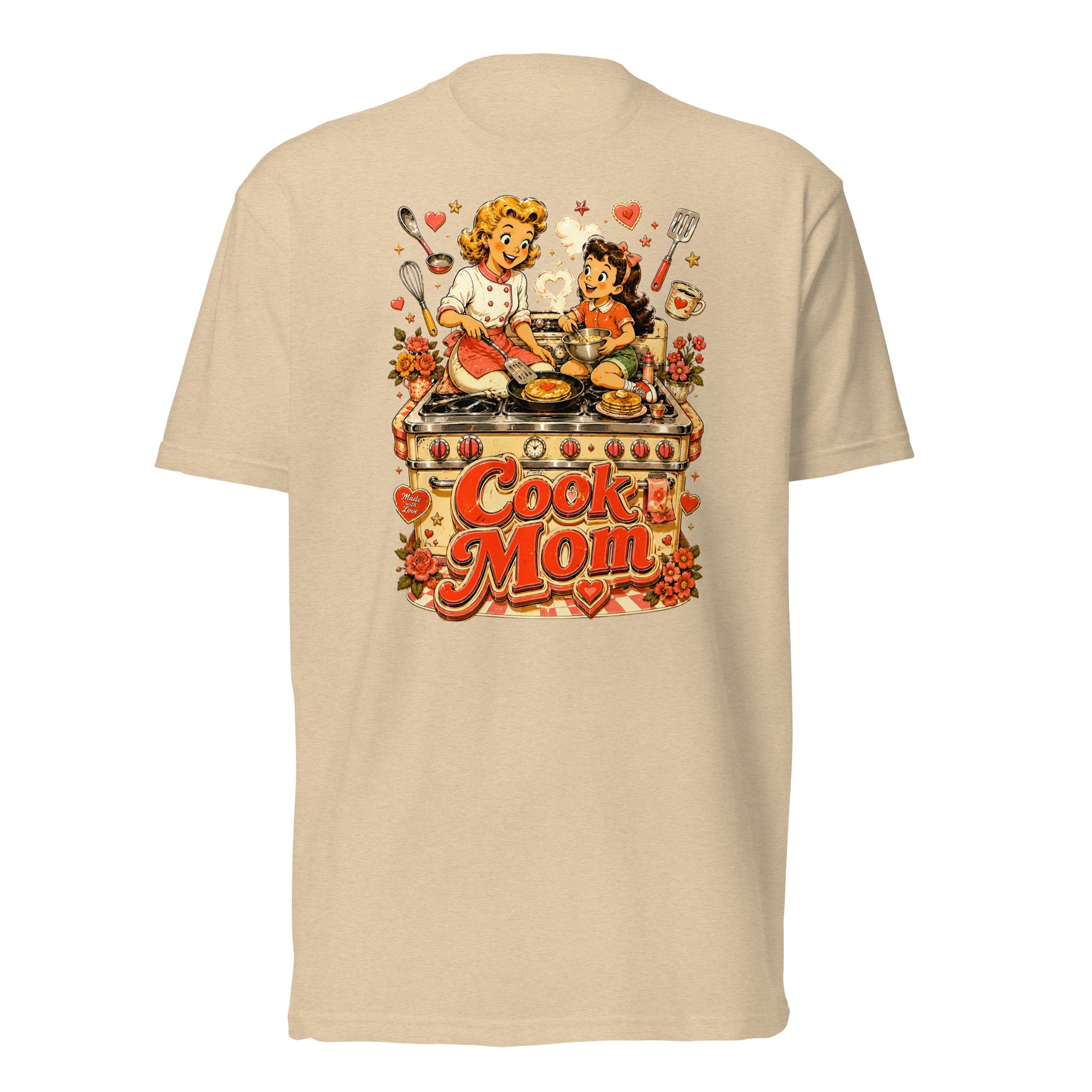 Unisex Fitted T-Shirt - Elite Cook Mom - Premium Mother's Day by printfluence.net