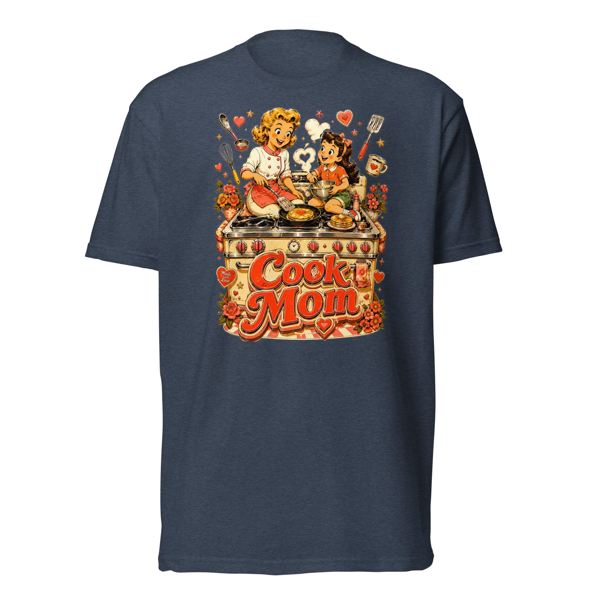 Unisex Fitted T-Shirt - Elite Cook Mom - Premium Mother's Day by printfluence.net
