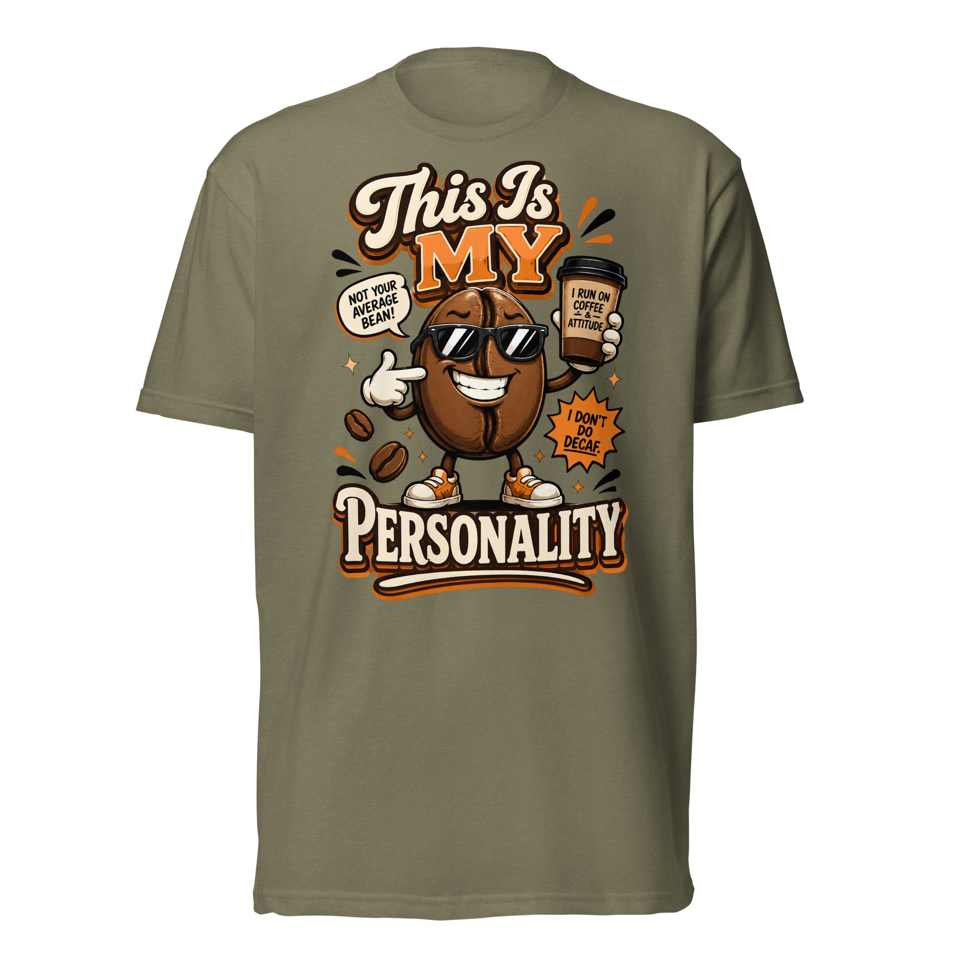 Coffee Lovers Unisex Fitted Tee - This Is My Personality! by printfluence.net