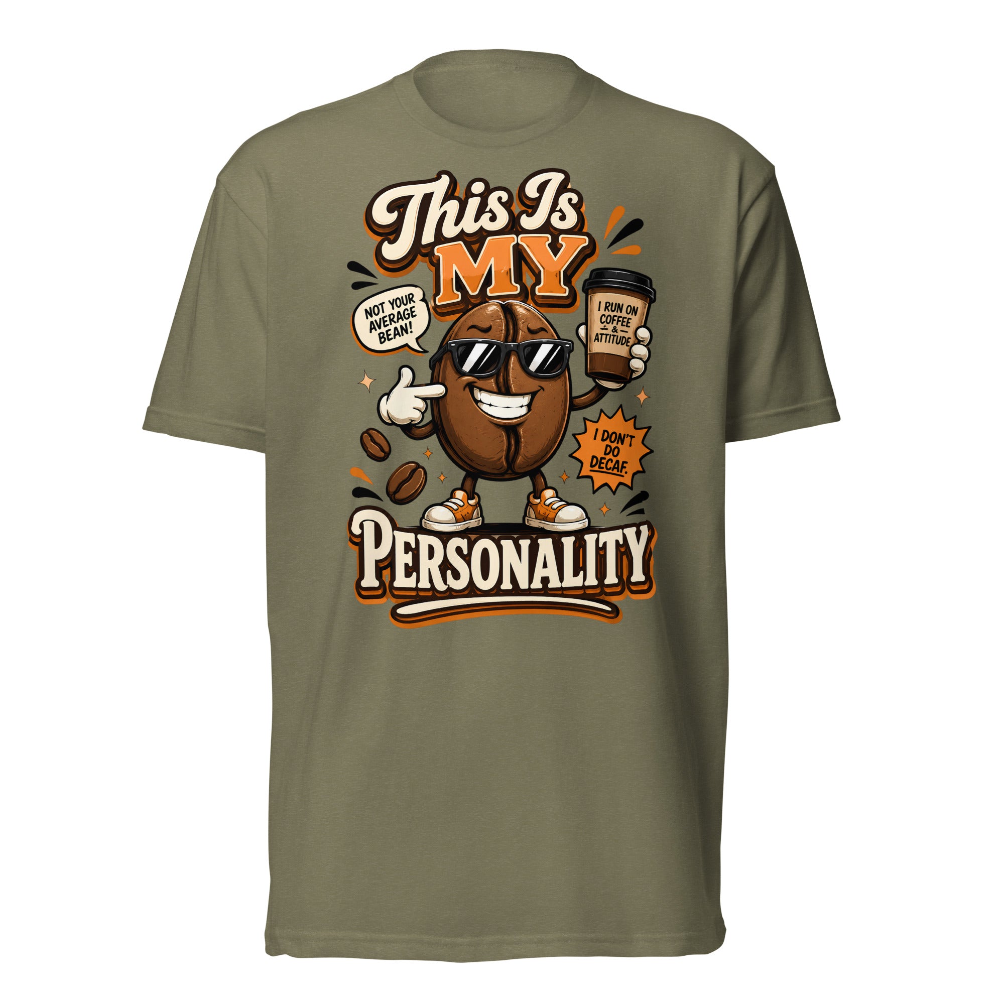 Coffee Lovers Unisex Fitted Tee - This Is My Personality! by printfluence.net