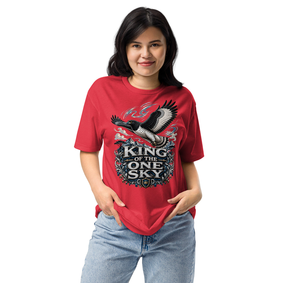 King Of The One Sky Unisex Fitted Tee by printfluence.net
