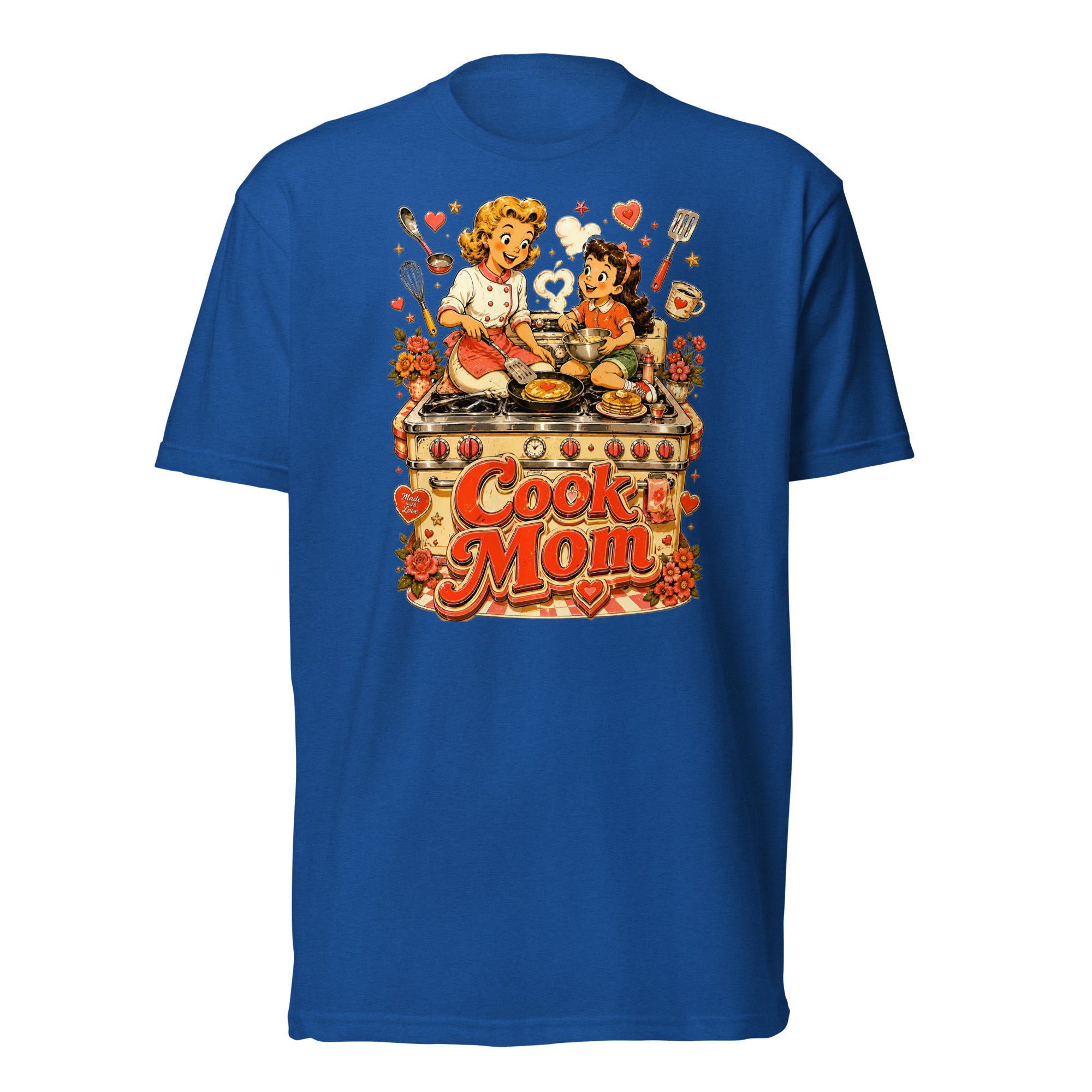 Unisex Fitted T-Shirt - Elite Cook Mom - Premium Mother's Day by printfluence.net