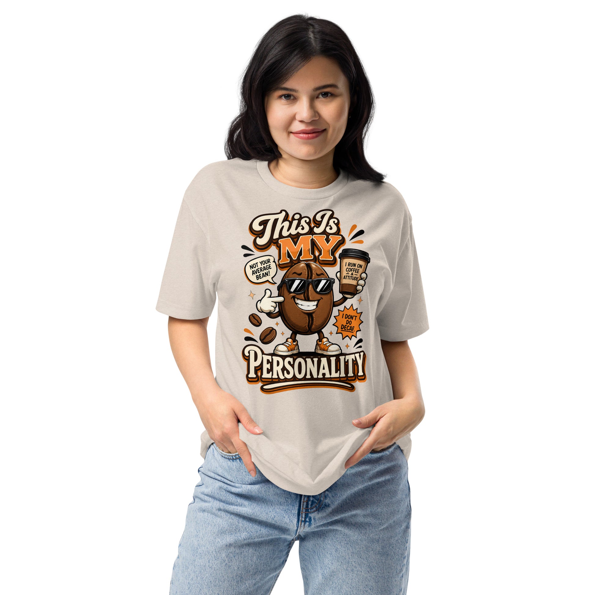 Coffee Lovers Unisex Fitted Tee - This Is My Personality! by printfluence.net