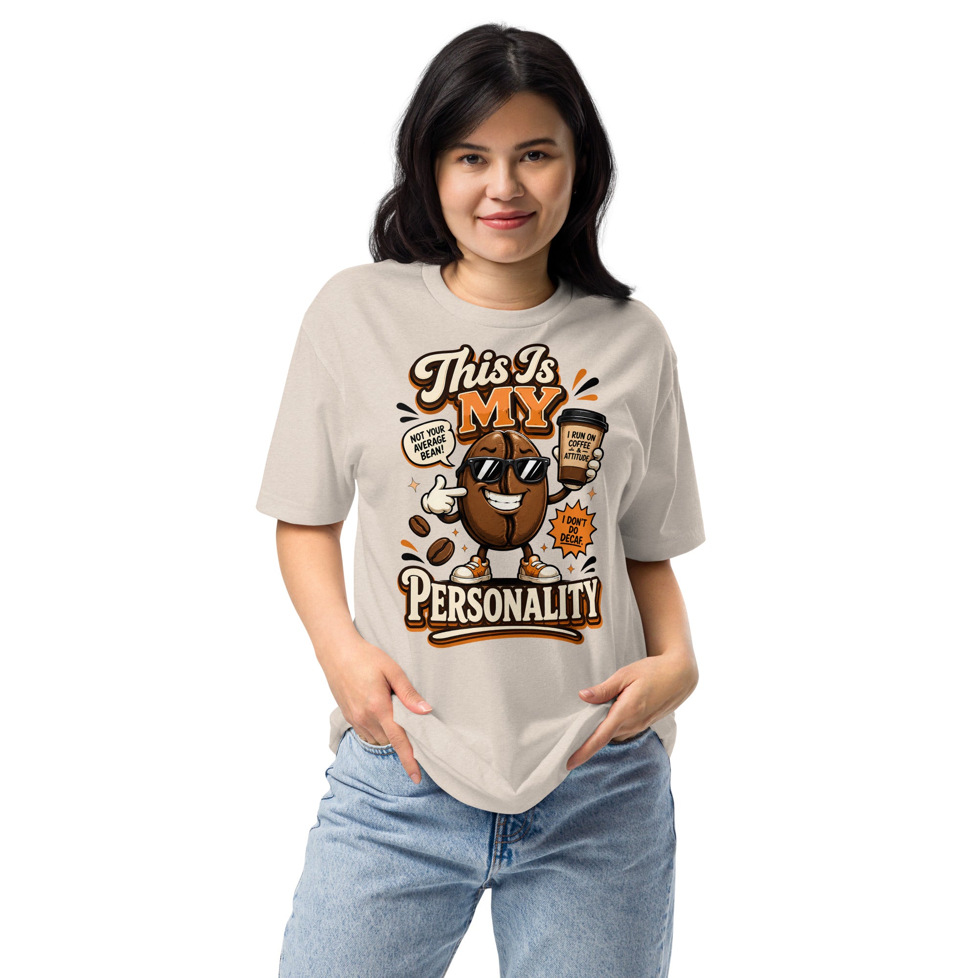 Coffee Lovers Unisex Fitted Tee - This Is My Personality! by printfluence.net