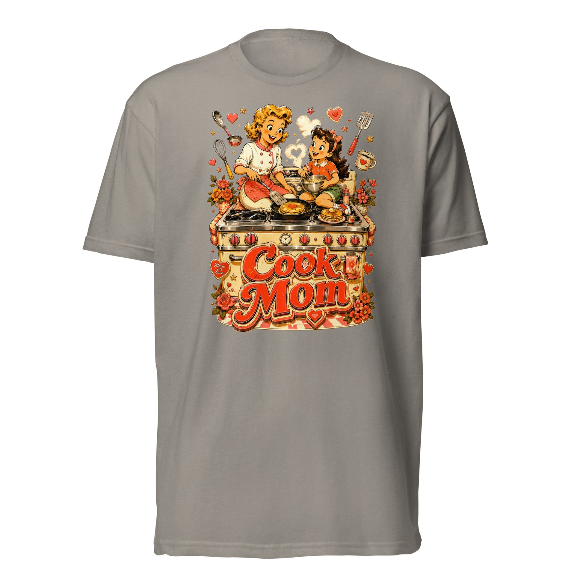 Unisex Fitted T-Shirt - Elite Cook Mom - Premium Mother's Day by printfluence.net