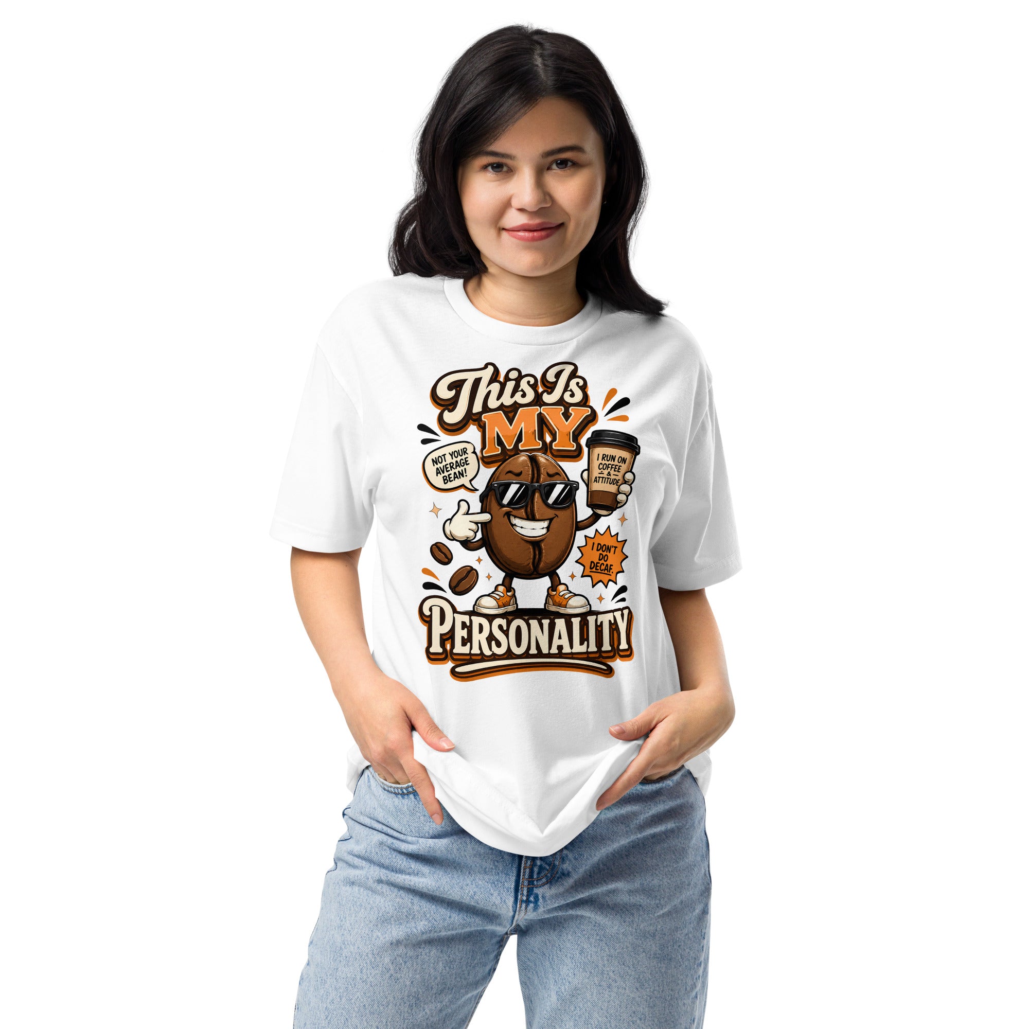 Coffee Lovers Unisex Fitted Tee - This Is My Personality! by printfluence.net