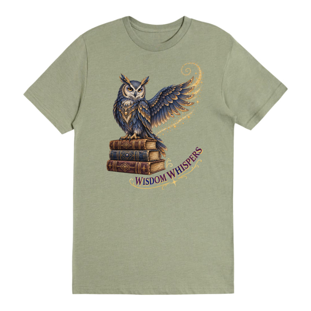 Bird Lovers | Unisex Deluxe CVC T-Shirt — WISDOM WHISPERS by printfluence