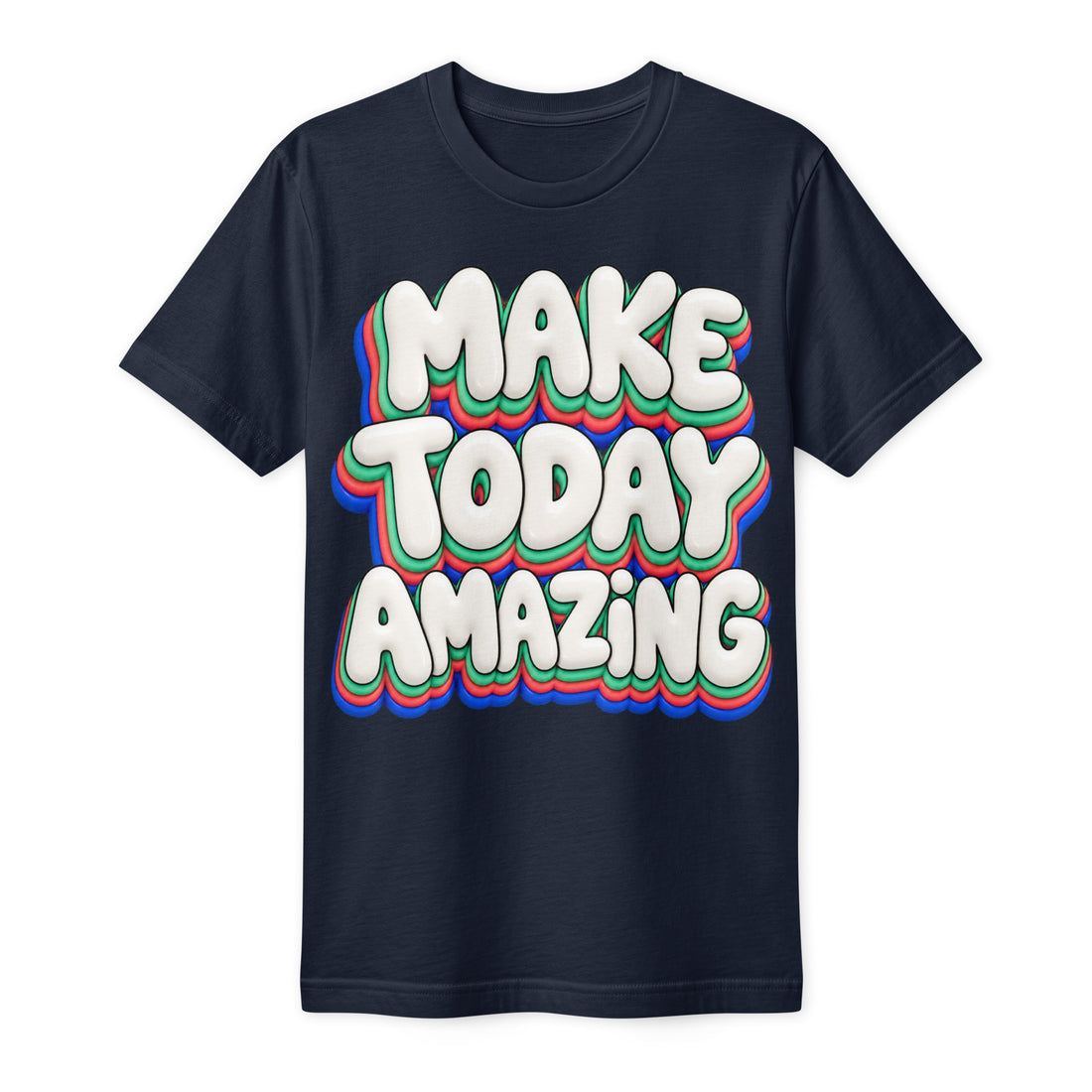 Inspirational Quotes Lovers | Unisex Fine Jersey T-Shirt — MAKE TODAY AMAZING by printfluence