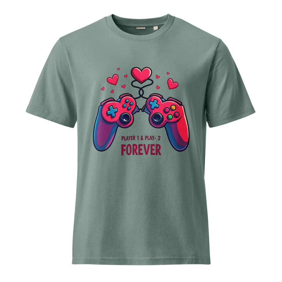 Unisex Garment Dyed Creator 2.0 Vintage T-Shirt | Stanley/Stella SATU041 - Elite Gamer Love T-Shirt – Opulent Player Forever Luxury by printfluence.net