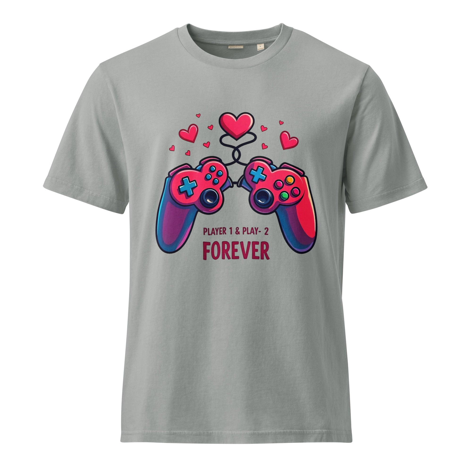 Unisex Garment Dyed Creator 2.0 Vintage T-Shirt | Stanley/Stella SATU041 - Elite Gamer Love T-Shirt – Opulent Player Forever Luxury by printfluence.net