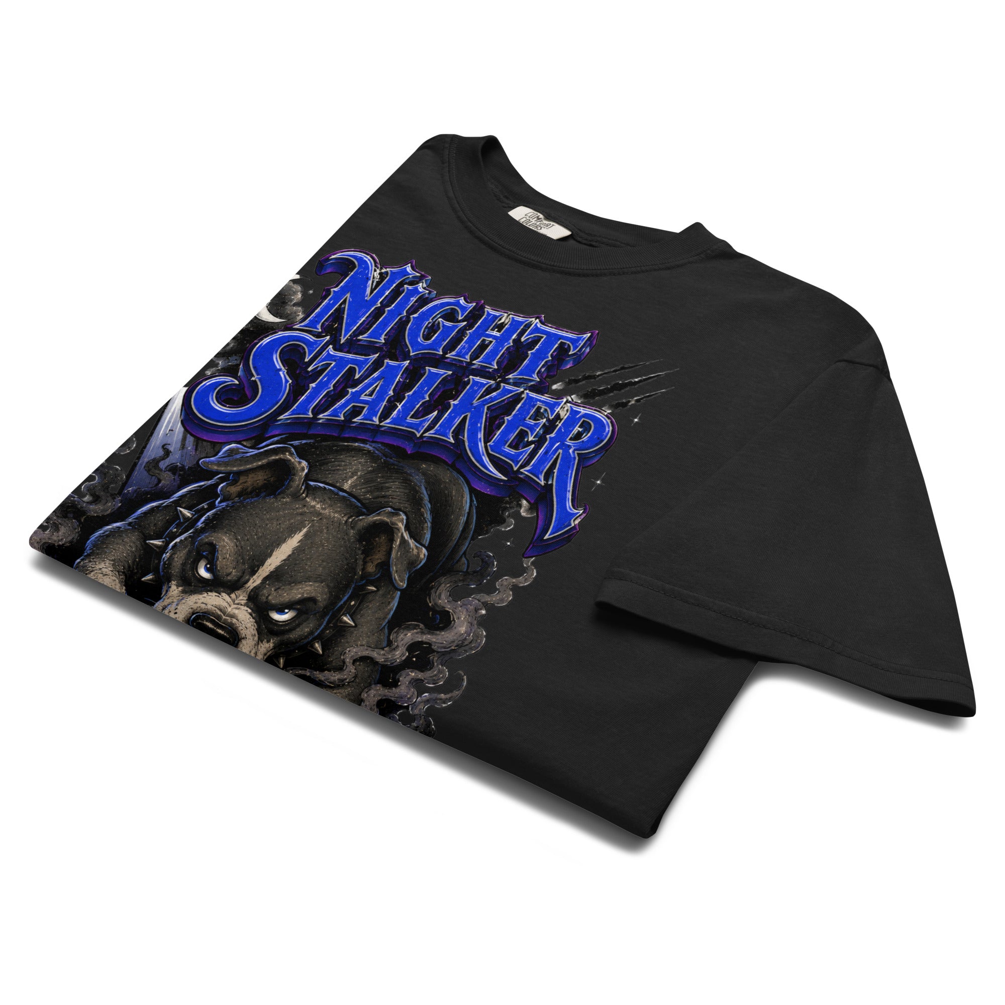 Pitbull Lovers | Unisex Garment-Dyed Heavyweight T-Shirt - Night Stalker by printfluence.net