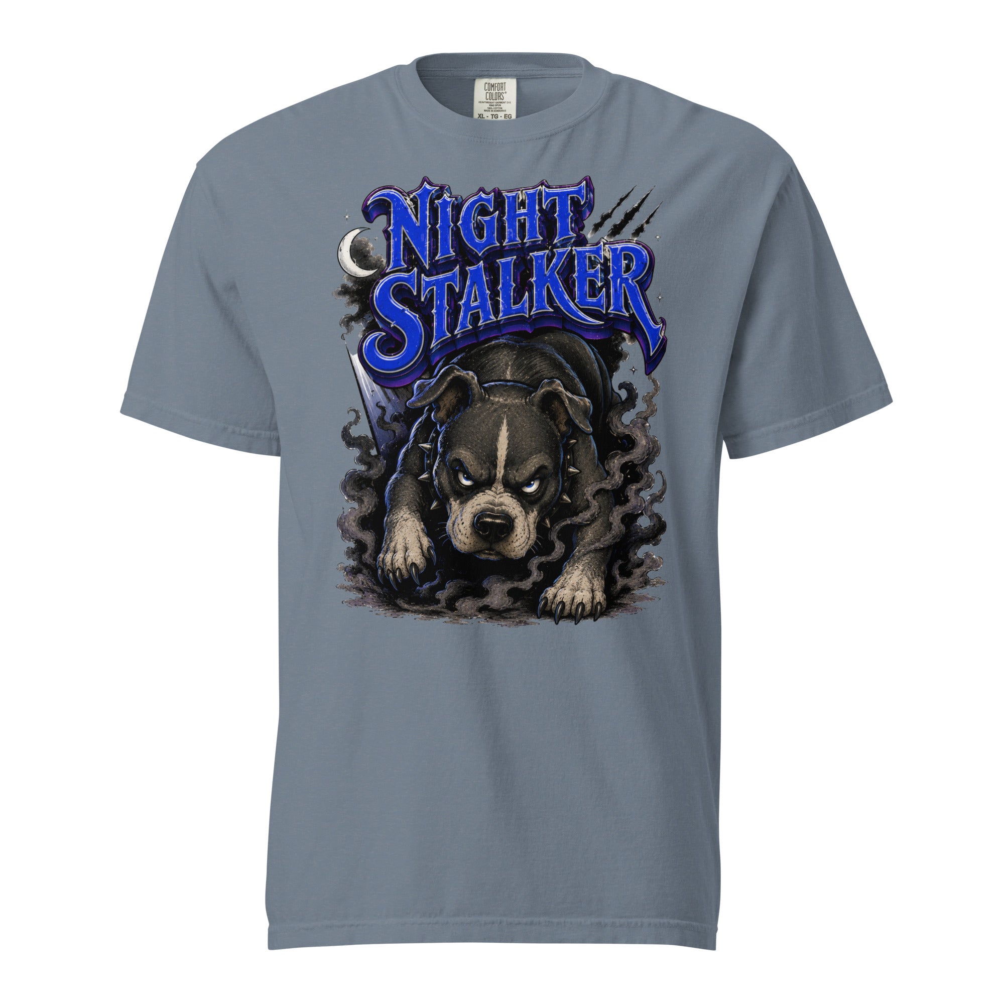 Pitbull Lovers | Unisex Garment-Dyed Heavyweight T-Shirt - Night Stalker by printfluence.net