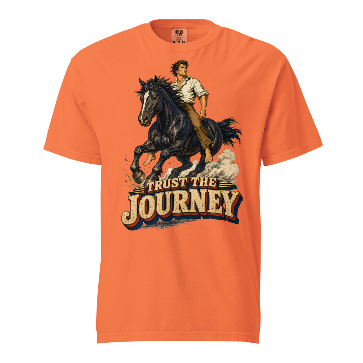 Vintage Horse Journey Heavyweight Tee - Horse Lovers Edition by printfluence.net