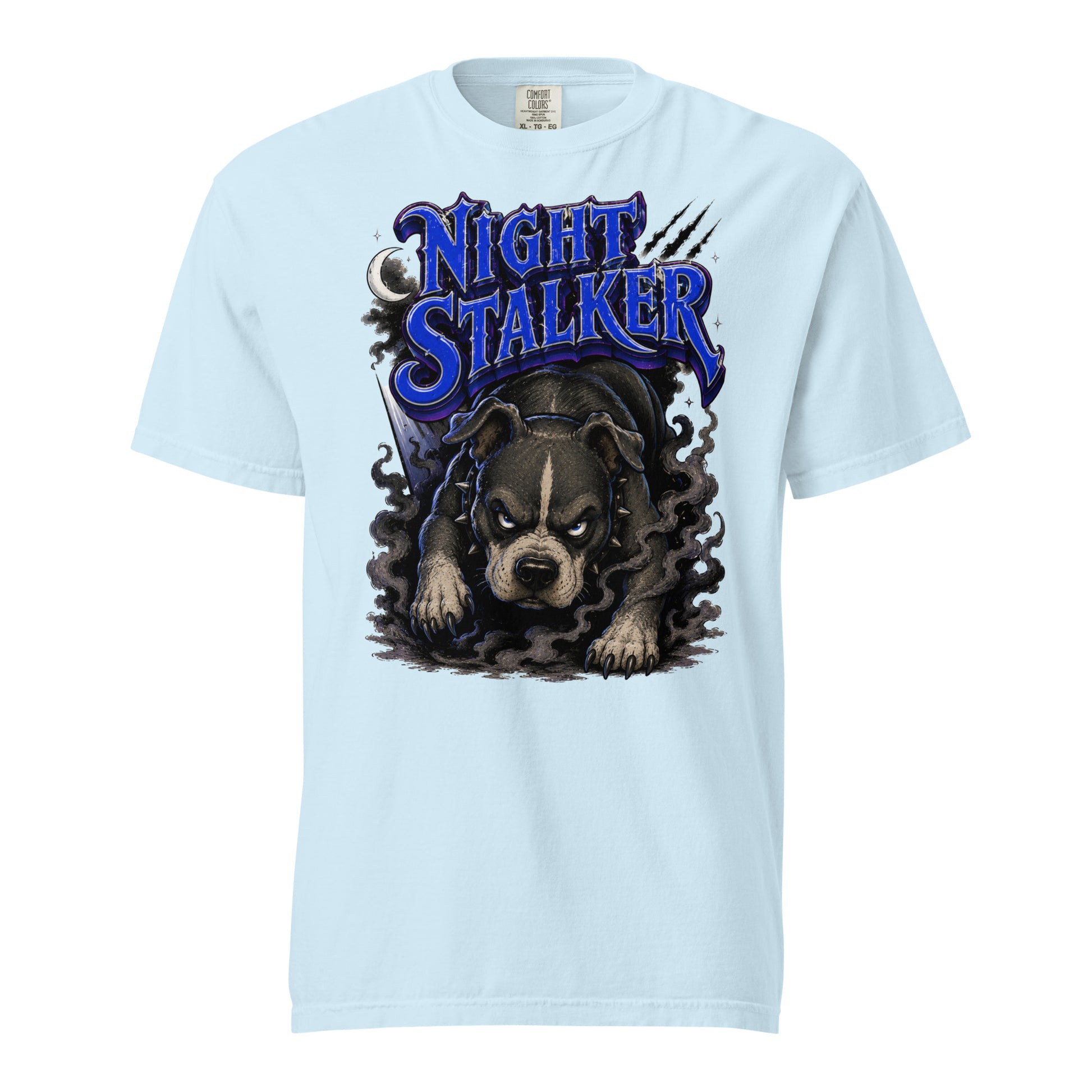 Pitbull Lovers | Unisex Garment-Dyed Heavyweight T-Shirt - Night Stalker by printfluence.net