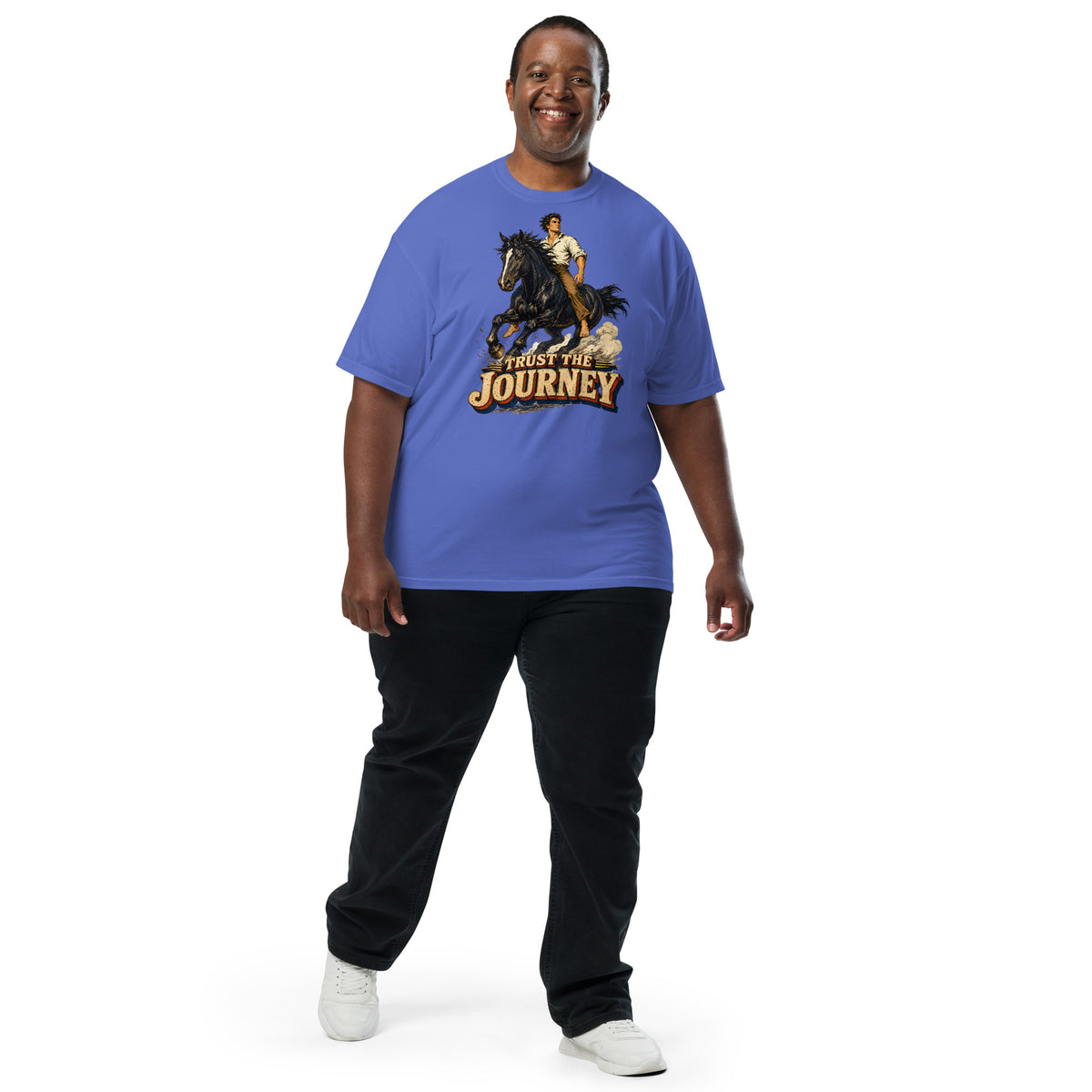 Vintage Horse Journey Heavyweight Tee - Horse Lovers Edition by printfluence.net