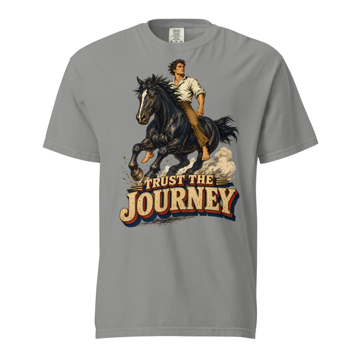 Vintage Horse Journey Heavyweight Tee - Horse Lovers Edition by printfluence.net