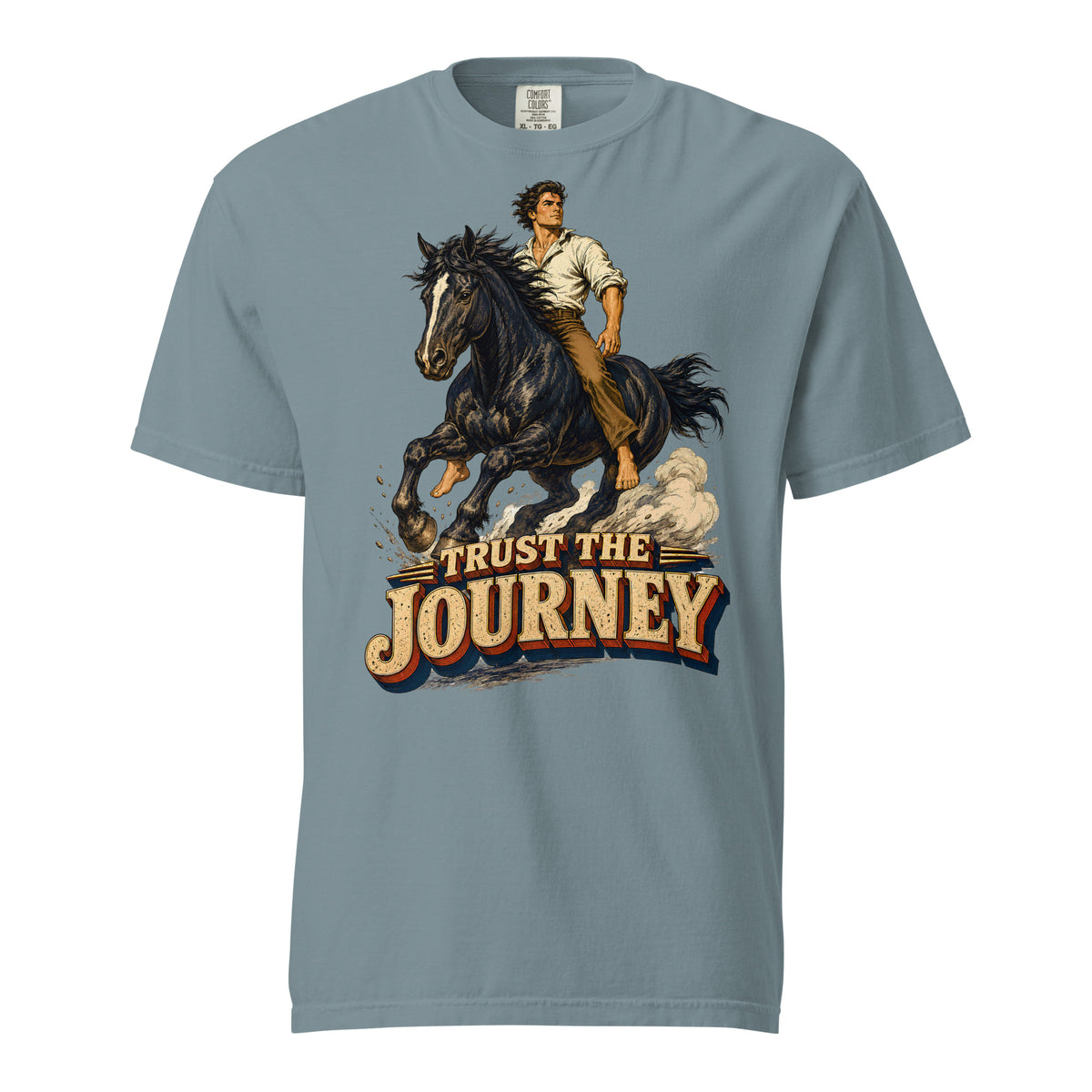 Vintage Horse Journey Heavyweight Tee - Horse Lovers Edition by printfluence.net